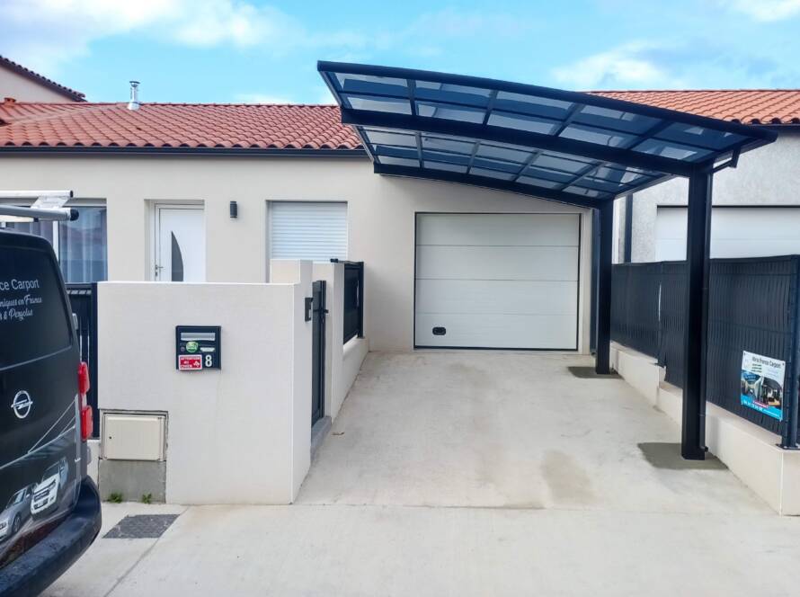 carport adossé garage