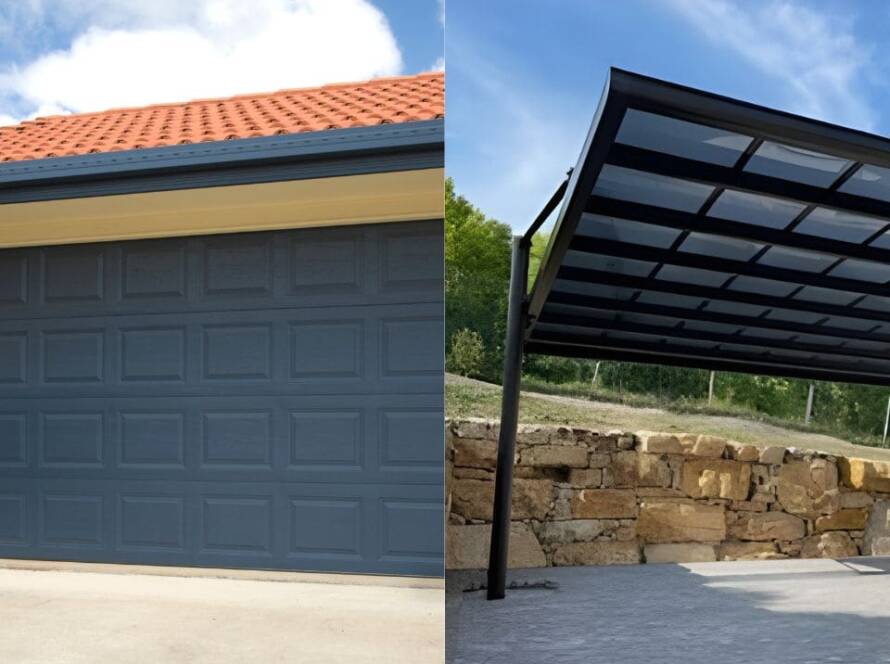carport aluminium vs garage fermé